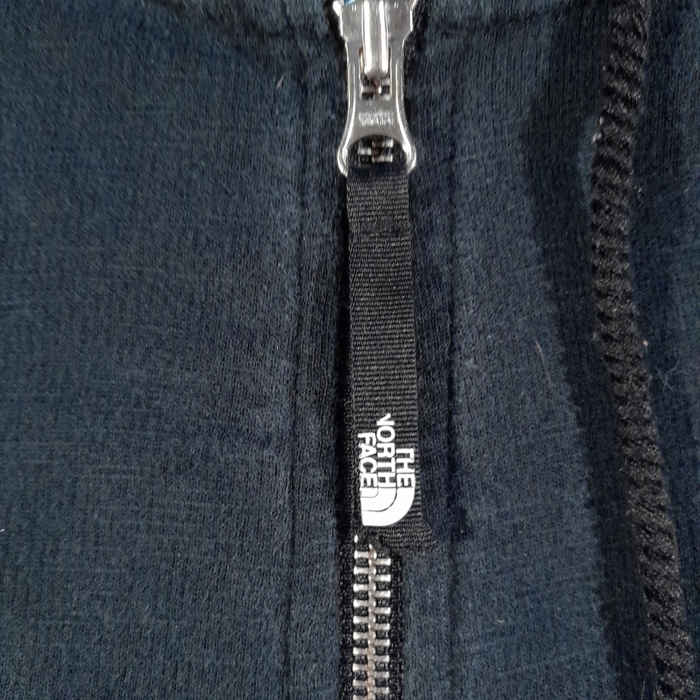 THE NORTH FACE Hoodie RARE Embroidered Size Medium black - Picture 5 of 13